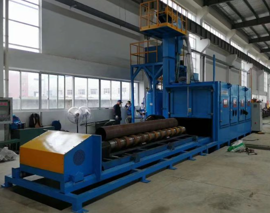 伊犁喷砂机在管道除锈中的现场施工应用