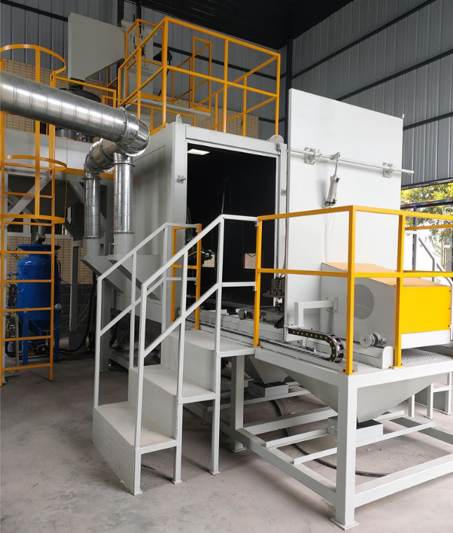 伊犁全自动喷砂机 实现无人化高效生产